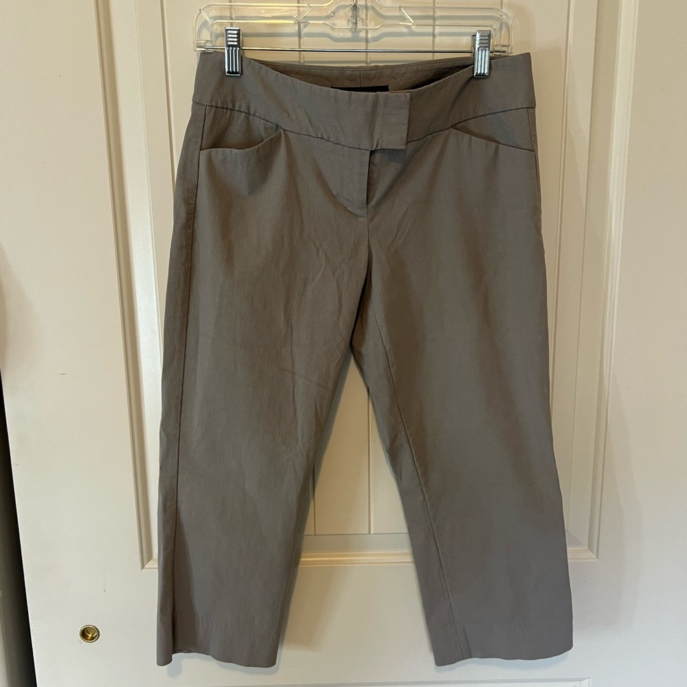 The Limited Taupe Crop Dress Pants